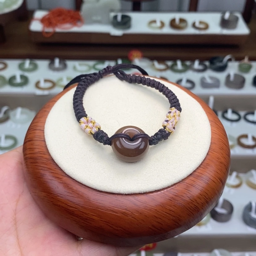 【闪购商品】未镶嵌手链和田玉（糖玉）