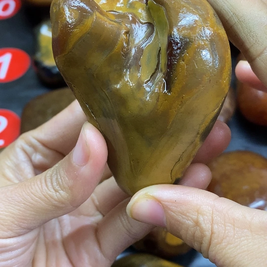 玛瑙/玉髓未镶嵌手把件