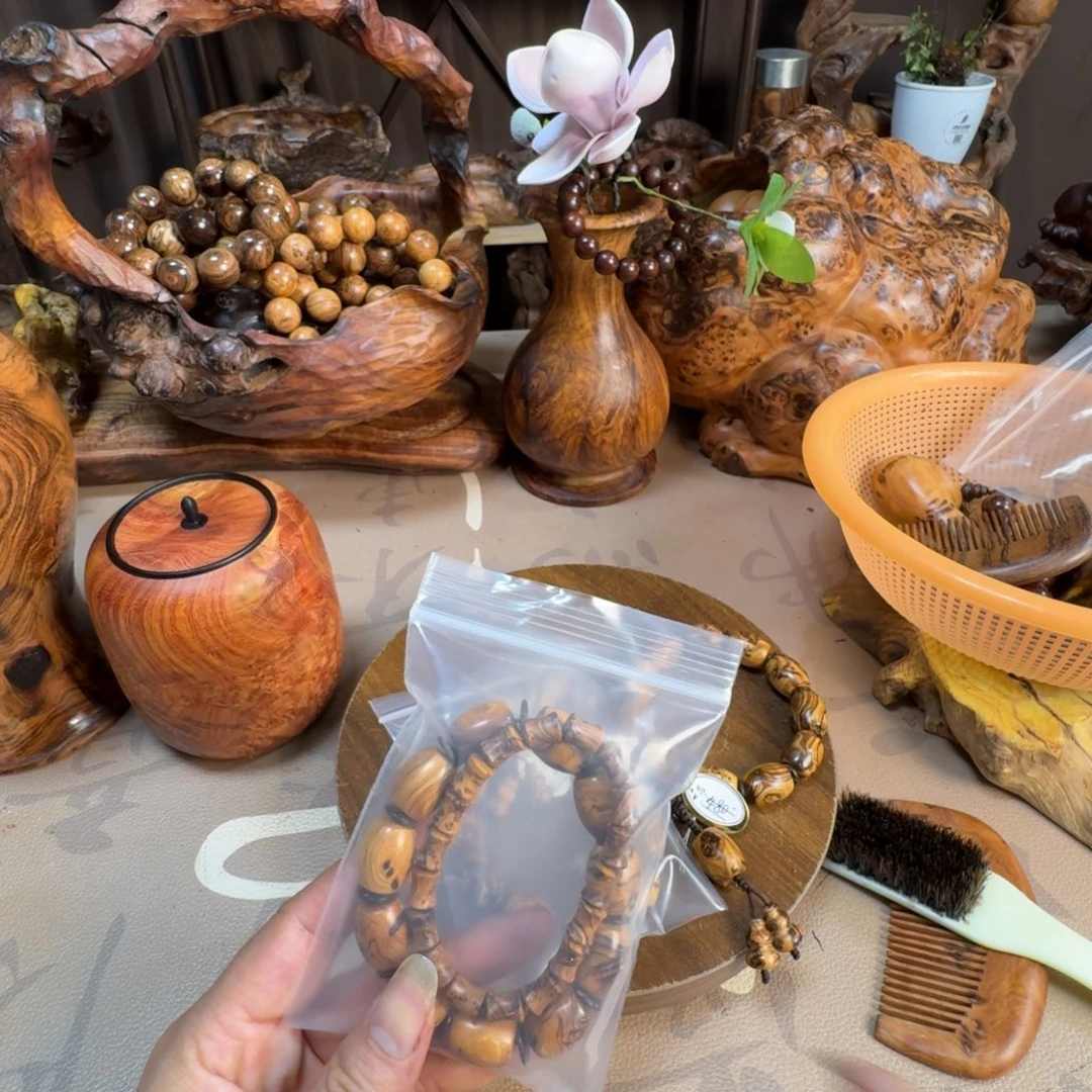 阳***徒小叶紫檀手串/手链小叶羊蹄甲清香木材