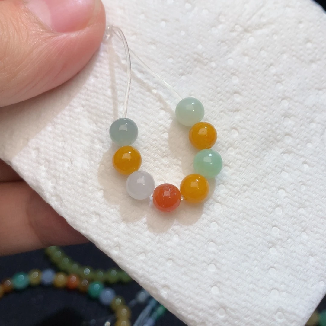 翡翠散珠七彩珠珠珠珠