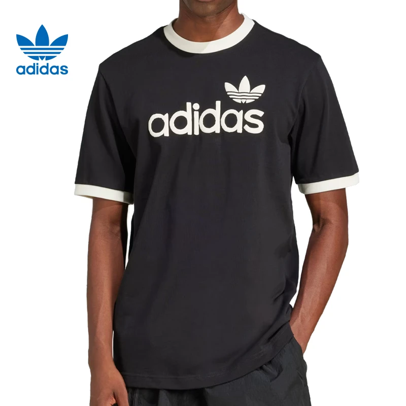 adidas阿迪达斯男子SIMPLE TEE针织运动短T恤JC8372