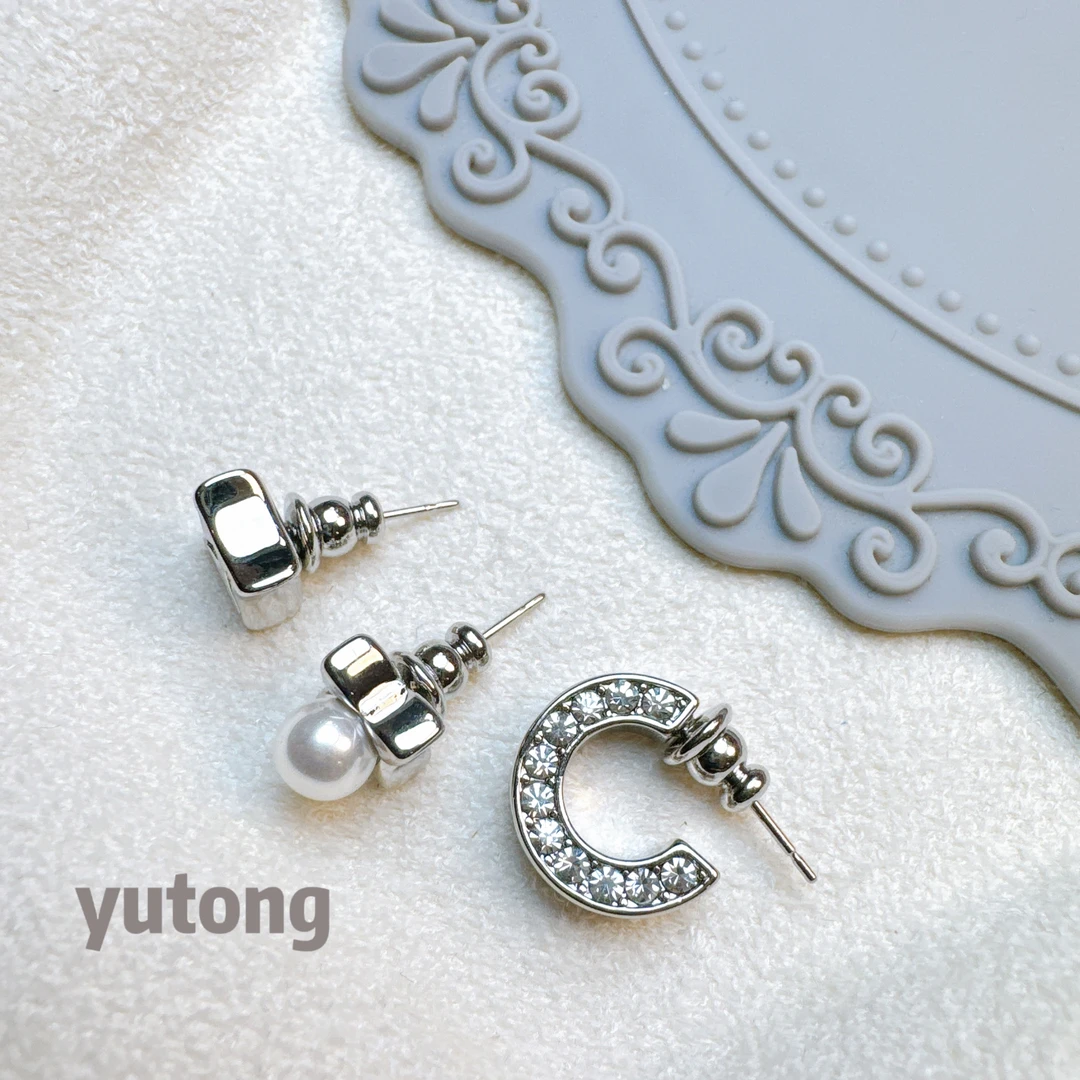 铜合金锆石耳饰 【雨桐轻奢饰品】耳环YT00925