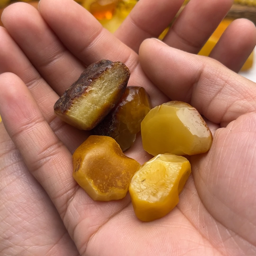 萬***～定制琥珀未镶嵌蜜蜡定制老型