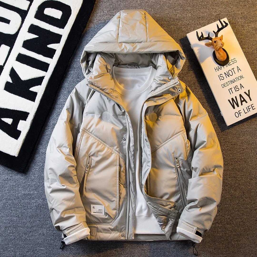 仓石一树潮牌高端工装羽绒服外套男士冬季新款保暖面包服高级外套