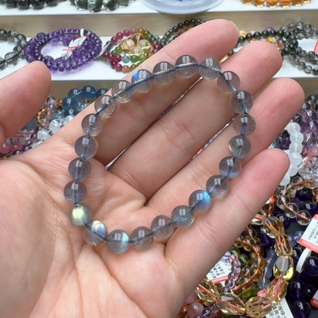 长石手链未镶嵌星辉骨干
