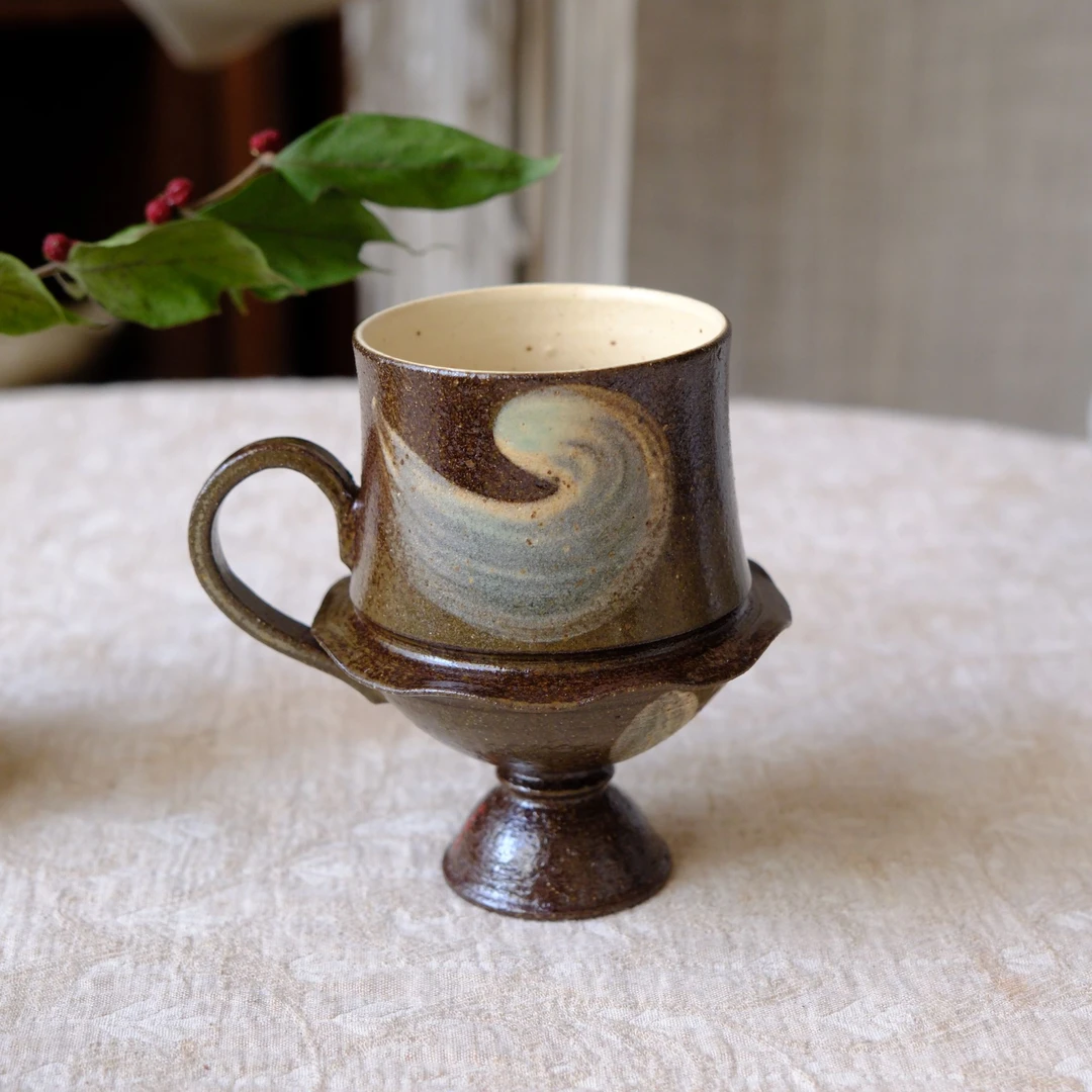 小喜宅 飞天烛舞高足杯（容量约150ml）