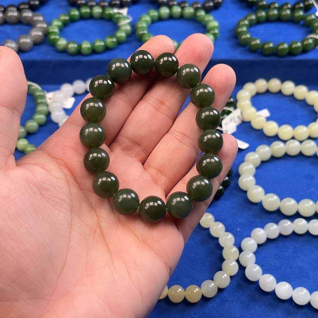 和田玉未镶嵌手链