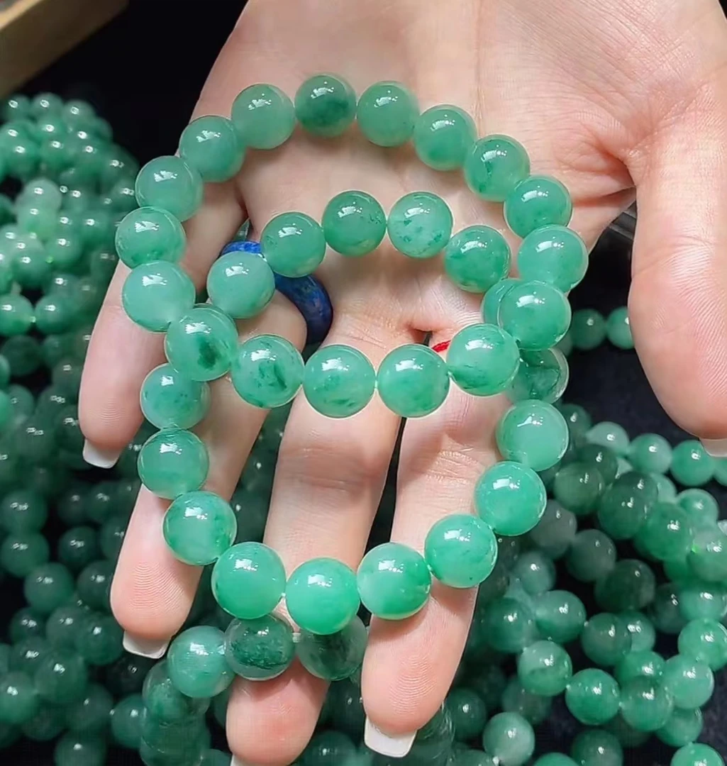 玉美人菲菲#独龙玉单圈手串约12mm-多样性发一