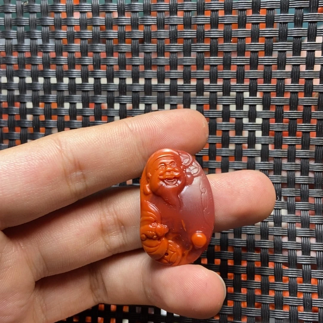 南红玛瑙未镶嵌吊坠(不含链)