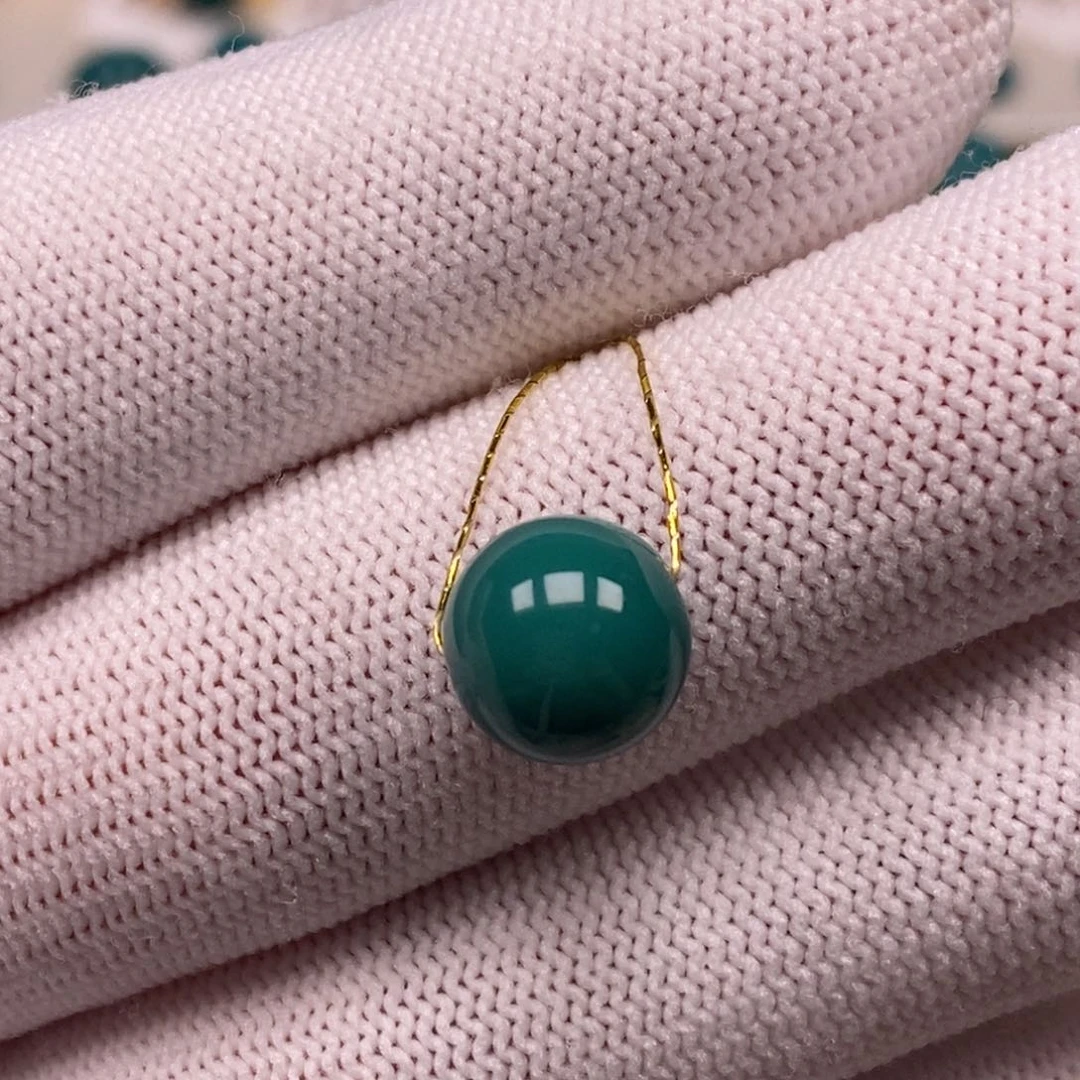 未镶嵌绿松石圆珠Aa1002//9.6mm