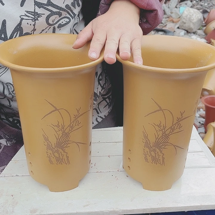 宜兴紫砂精品花盆