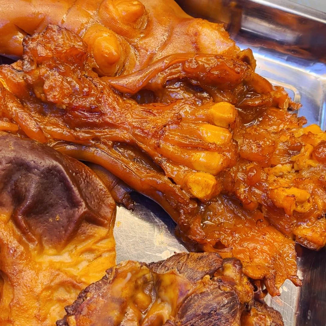 2斤五香软糯牛蹄筋79.9特价