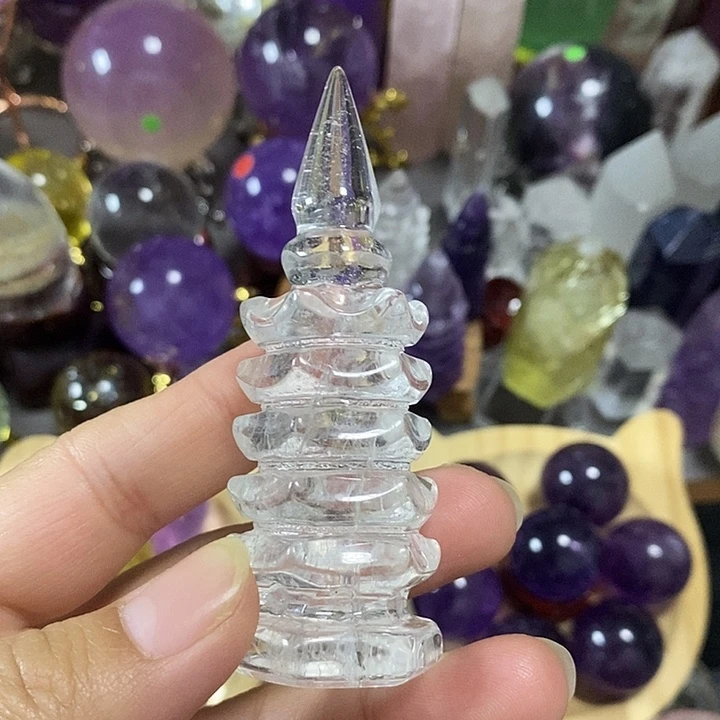 石材5层纯天然文昌塔！高：8.2底：2.7