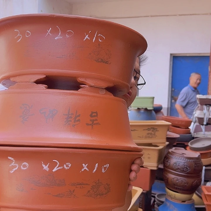 紫砂花盆紫砂花盆