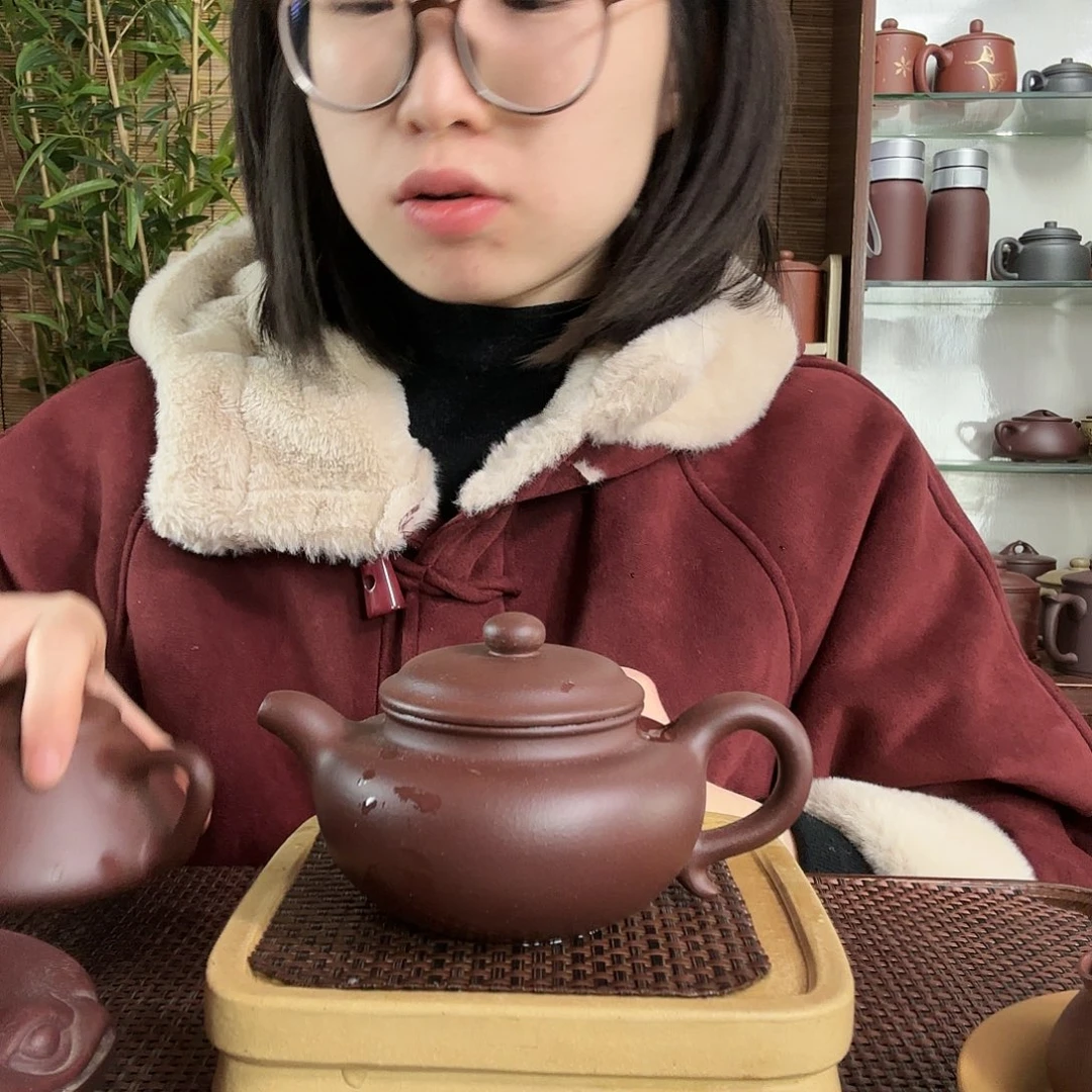 紫砂茶杯原矿中槽清仿古茶壶180CC左右