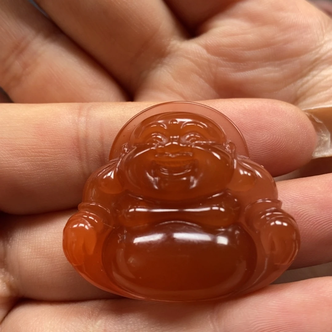 南红玛瑙未镶嵌吊坠(不含链)