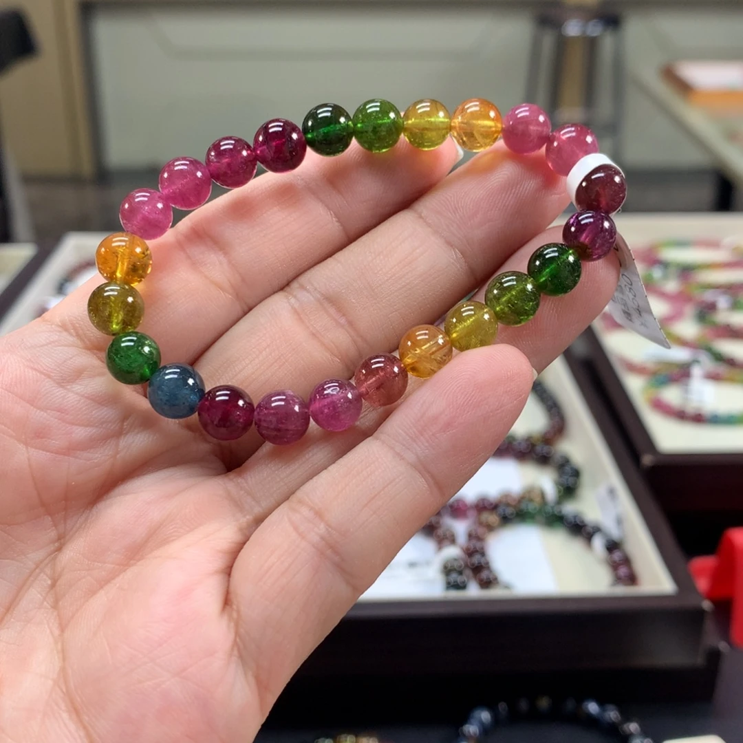 未镶嵌手链碧玺8.左右
