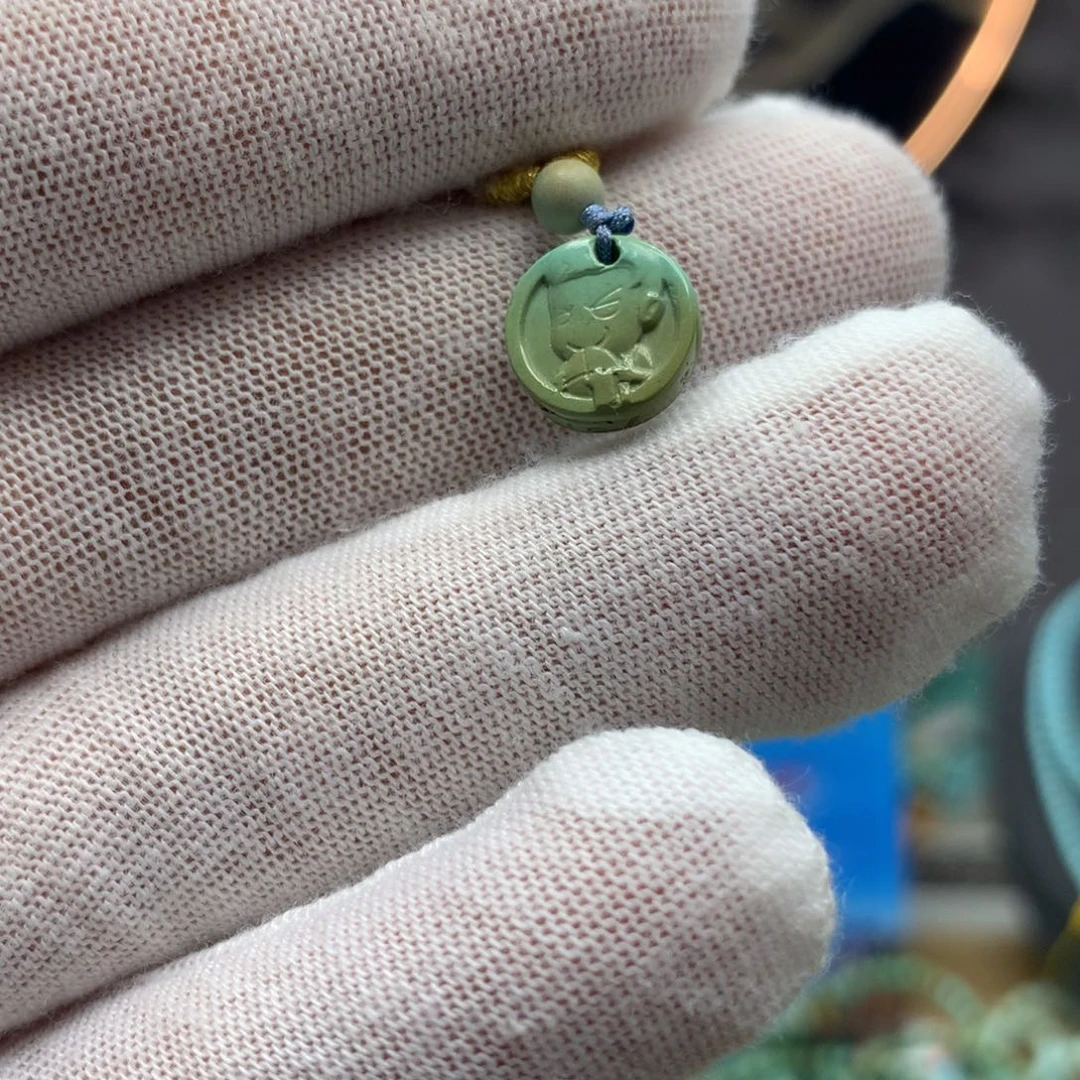 绿松石挂件未镶嵌