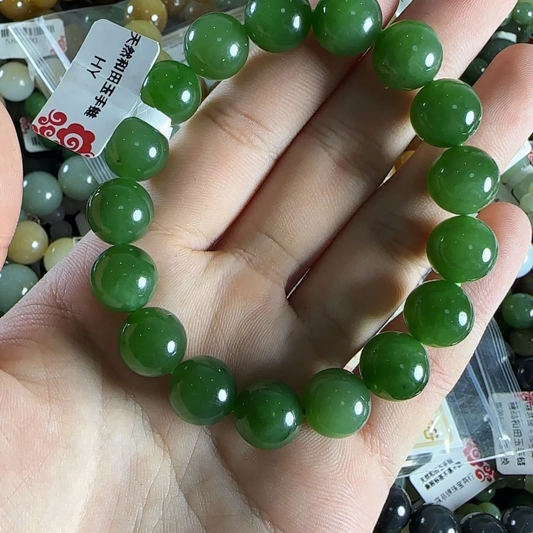 和田玉手链未镶嵌27