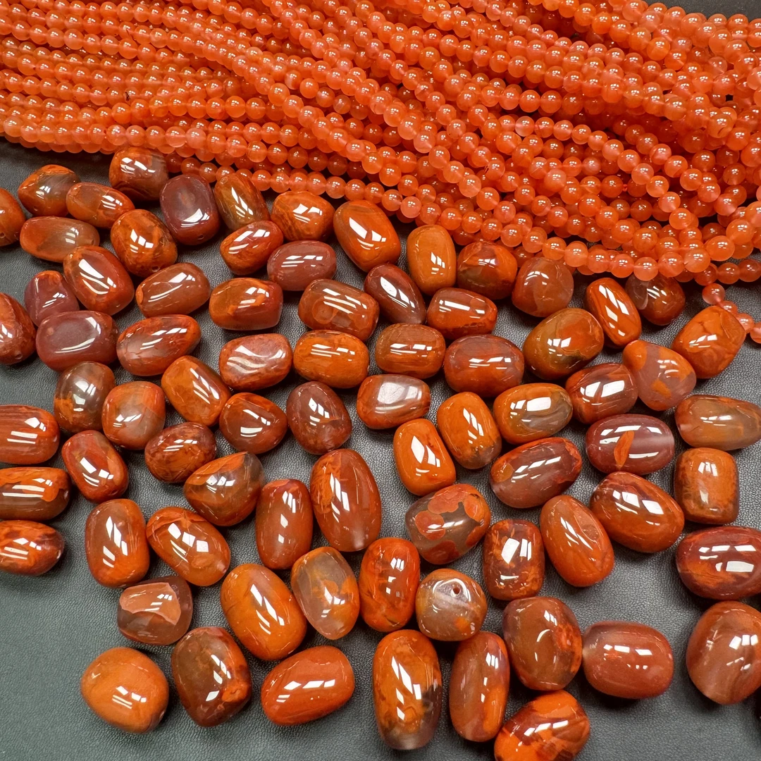 南红散珠DIY系列