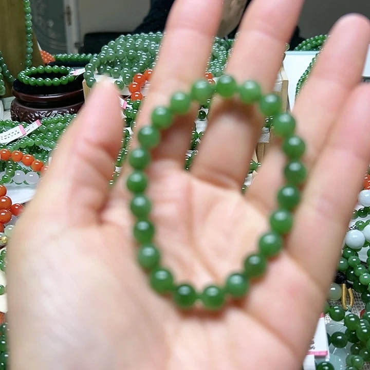 和田玉（碧玉）手串未镶嵌