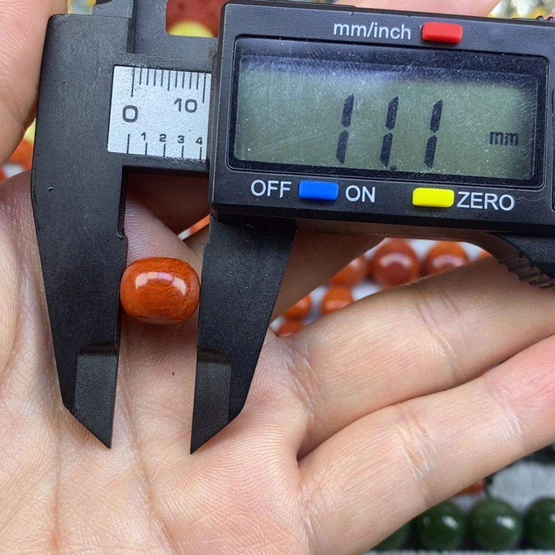 D***r南红玛瑙未镶嵌单珠11mm