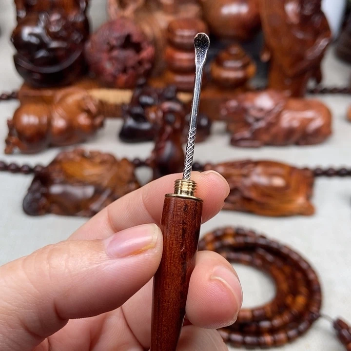 把件黄花梨/降香黄檀挖耳勺