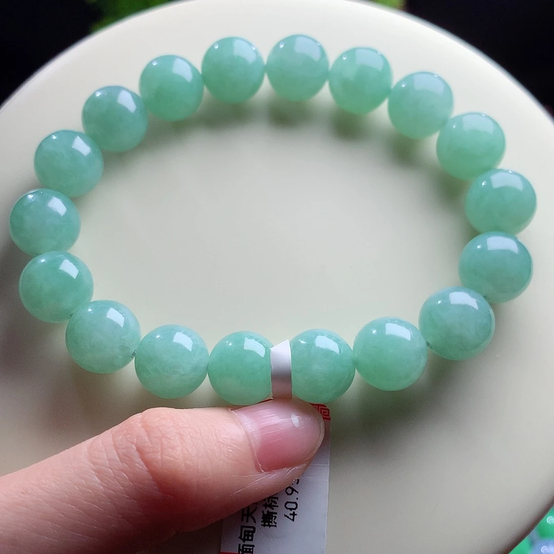 翡翠未镶嵌手串卡11