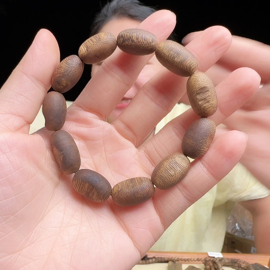 摆件沉香蜜留疤1.1mm单圈9g