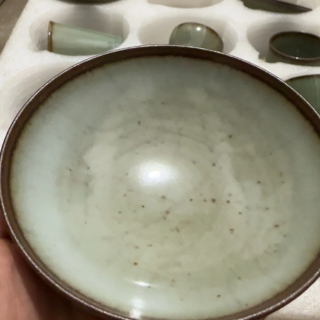 茶盏无**迹福建盏茶器平口