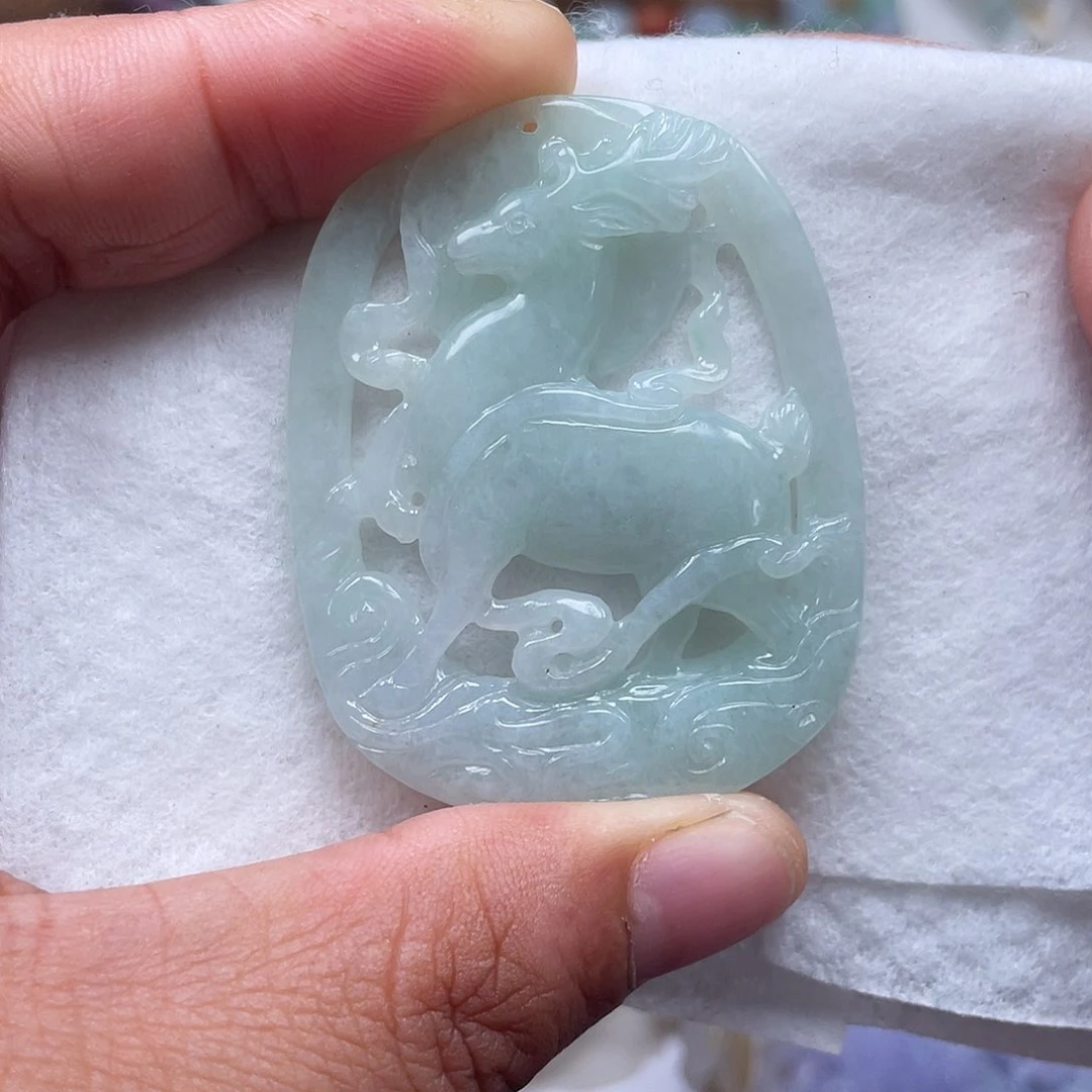 颈饰未镶嵌翡翠翡玉缘翡翠