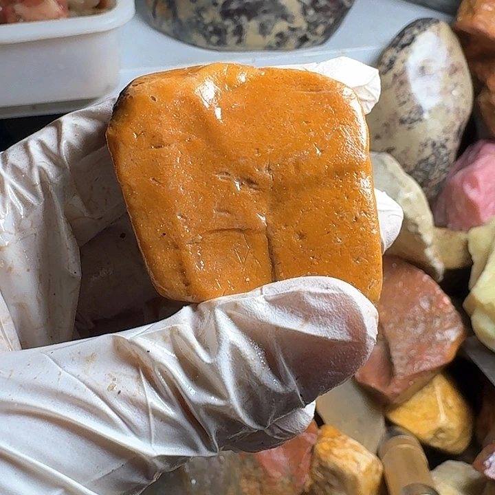 寿山石小***粥寿山石的故事