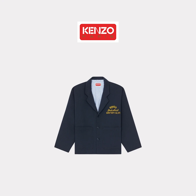 KENZO 男士字母图案时尚休闲夹克外套