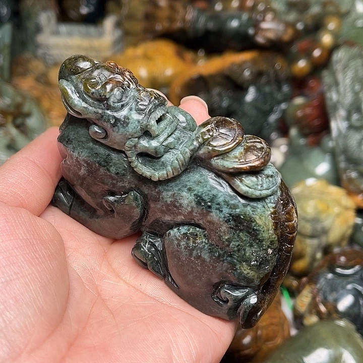 岫岩河磨玉（透闪石质玉）未镶嵌挂件