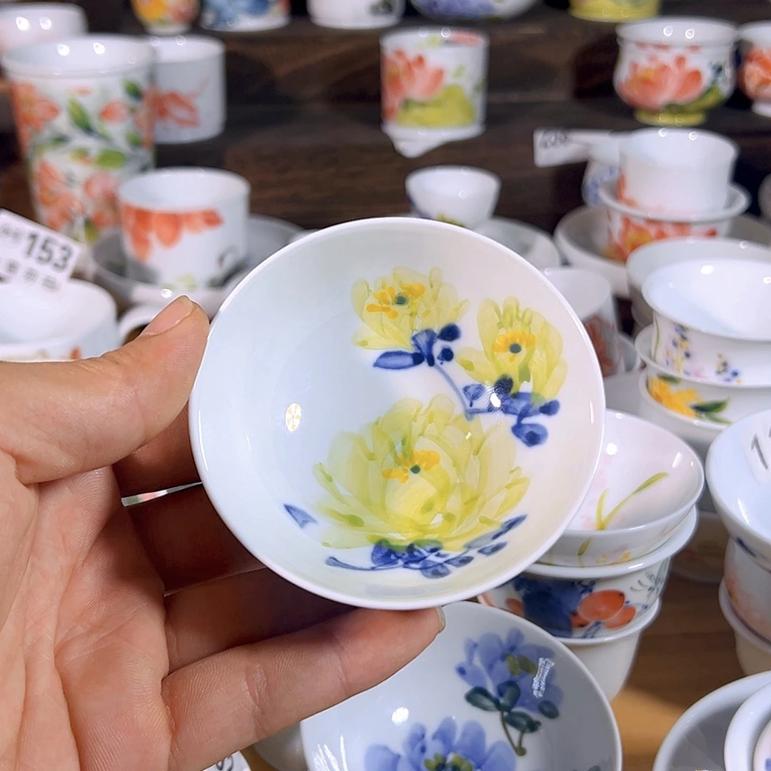 瓷小*燕景德镇手工手绘陶瓷