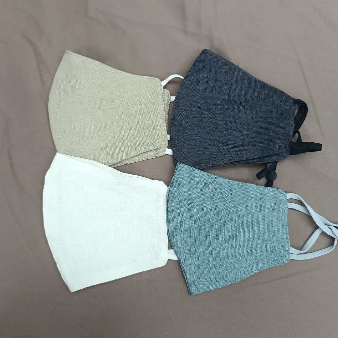 L030【100汉麻】14支双层口罩抑菌汉麻口罩防晒防风