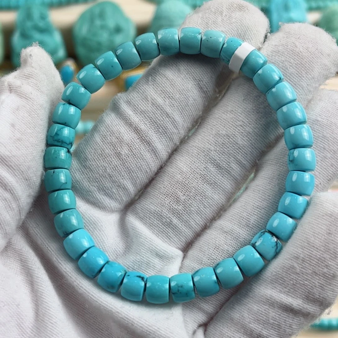 未镶嵌绿松石尺寸6.8mm