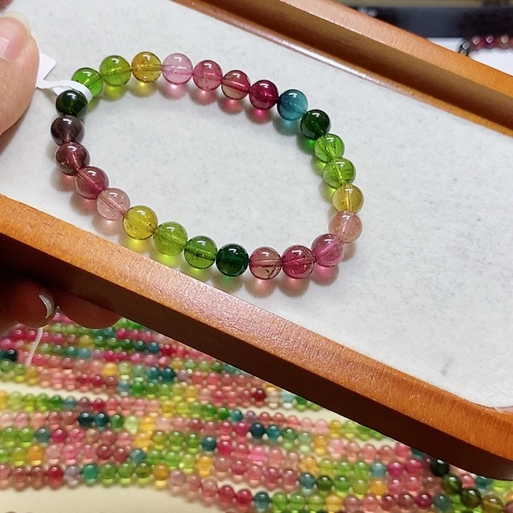 碧玺手链未镶嵌碧玺手链7.8毫米