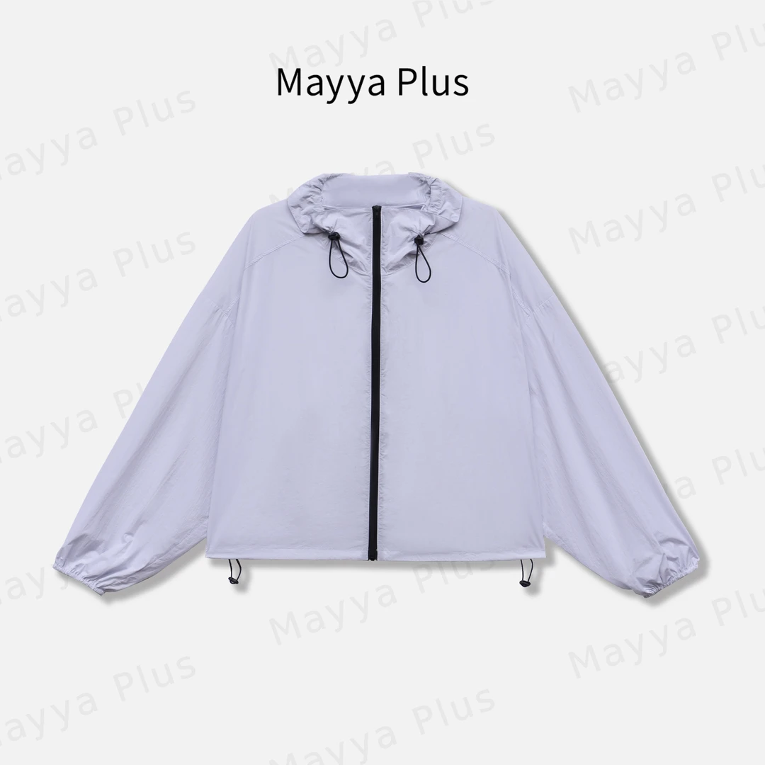 【冰皮防晒】Mayya Plus麦芽定制凉感休闲防嗮衣透气女外套32527952