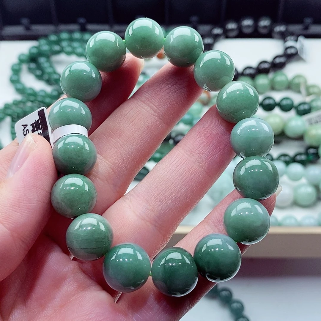 翡翠未镶嵌毛衣链