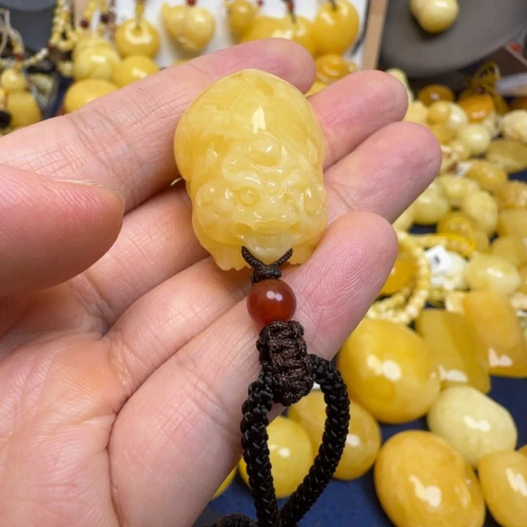 蜜蜡未镶嵌颈饰天然蜜蜡