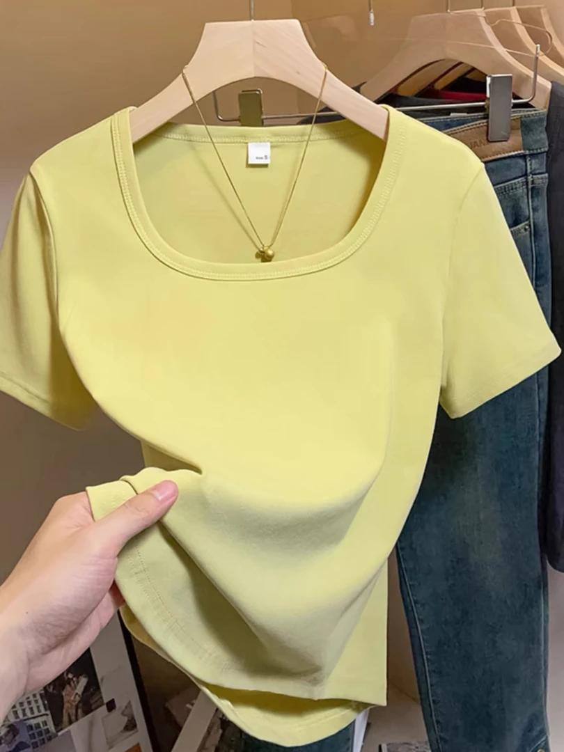 常规款印花常规圆领女性短袖透气经典修身型大码T恤