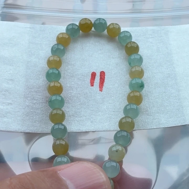 定制翡翠未镶嵌翡翠珠链