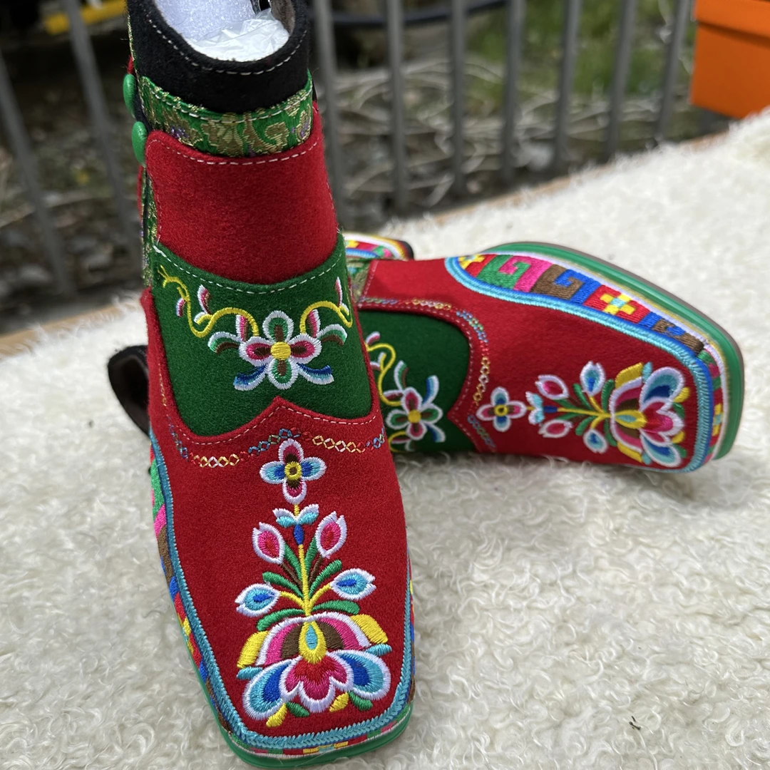 民族风格新款风女鞋时尚百搭款软底