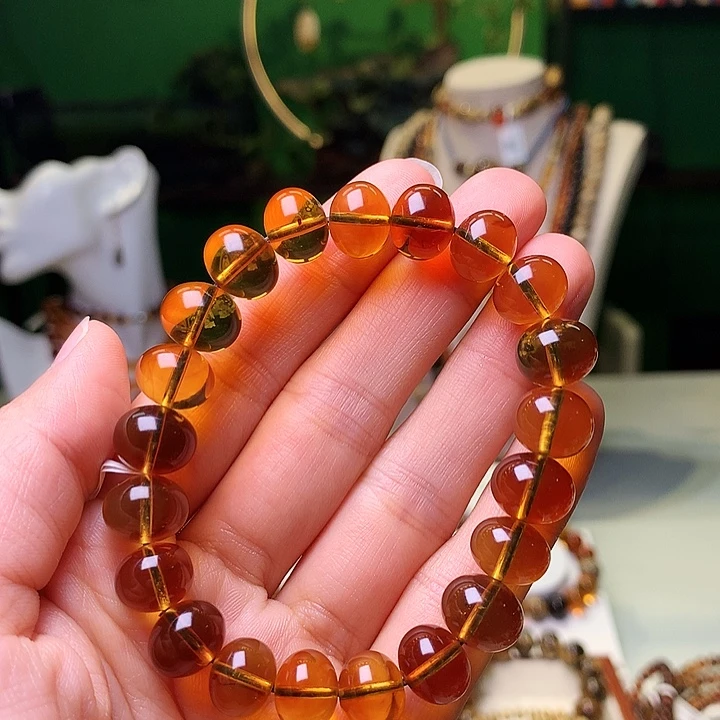 琥珀未镶嵌裸石抚顺琥珀11-金珀F134