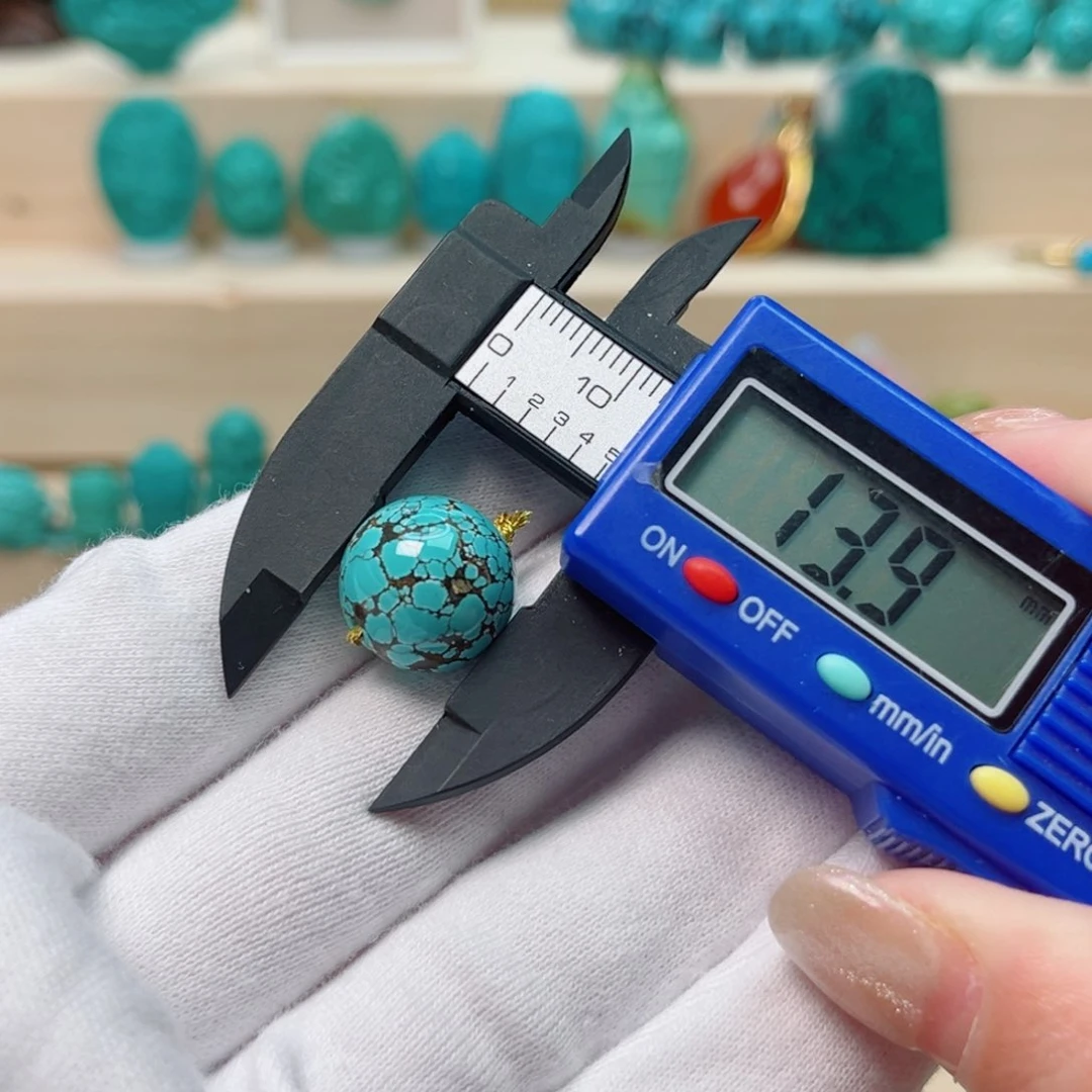 绿松石圆珠未镶嵌