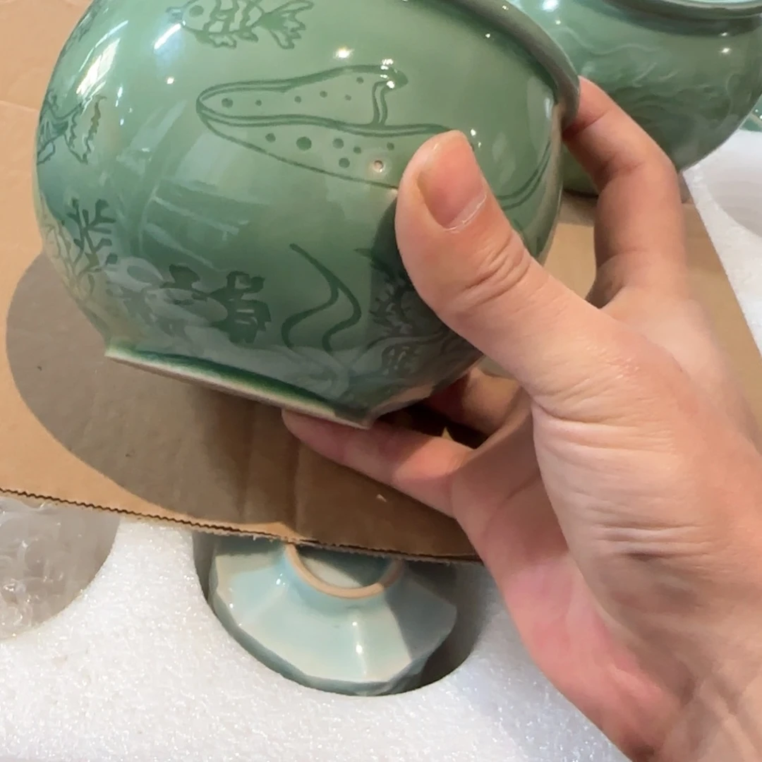 小金茶具青瓷茶器