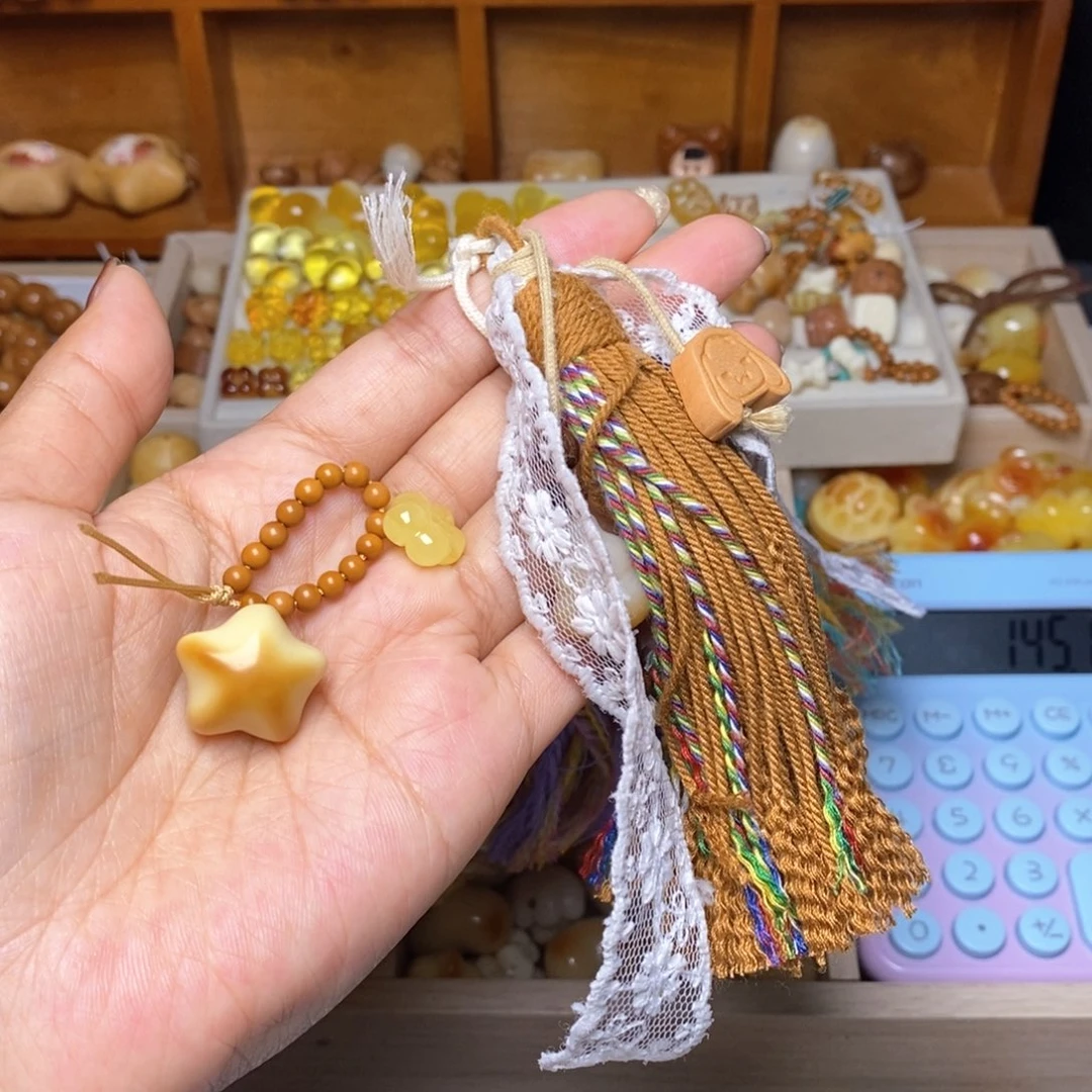 生***鸟猴头核桃手串0.58蜜花棕卡星星焦糖玛奇朵