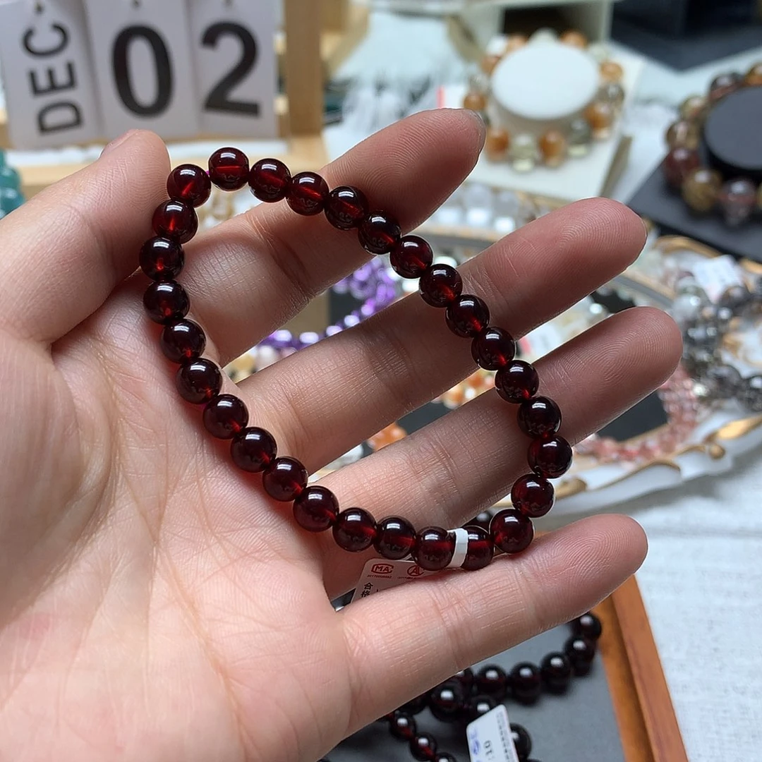 石榴石未镶嵌手链手链