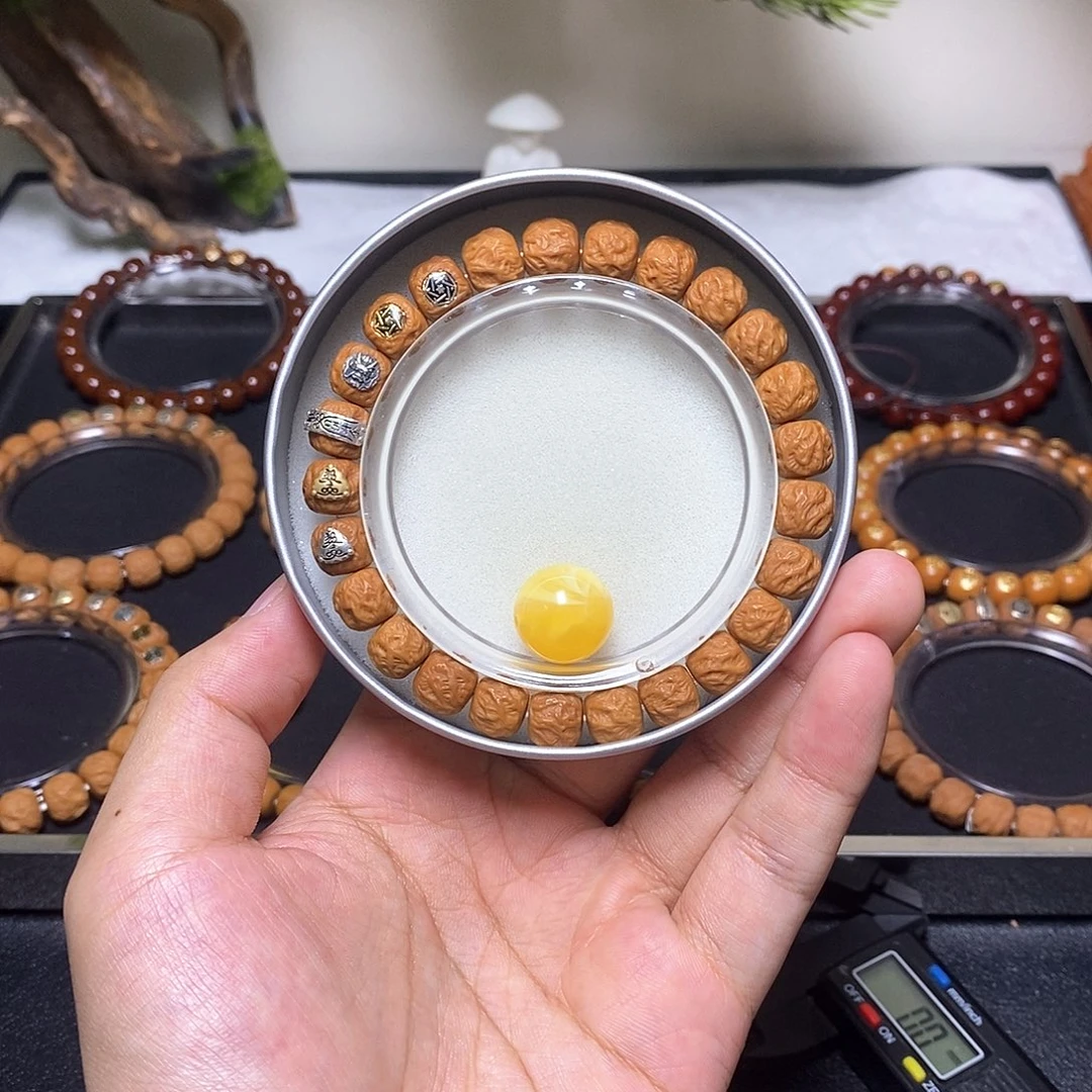 猴头核桃手串六标观山无相尺寸10左右全品35号